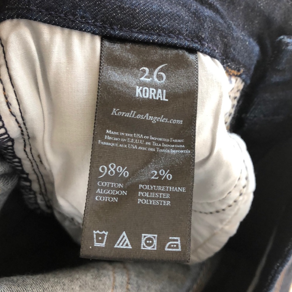 Koral Jeans NWOT size 26 - Picture 6 of 8